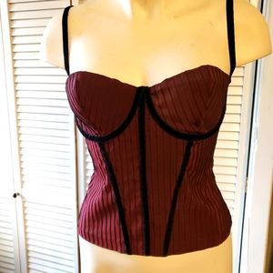 Cosabella corset style bustier top